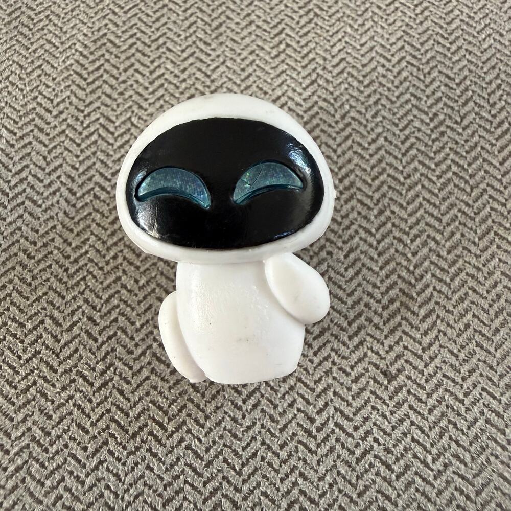 Disney Pixar WALL-E EVE Mini Robot Figure Small 1.5" Toy Figurine